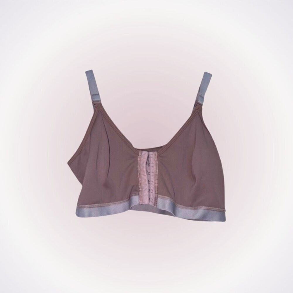 Hook front neutral tan surgical bra | Sz S (NO SIZE TAG)